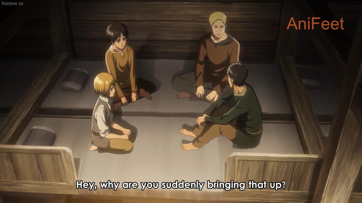 Watch our first video! Attack on Titan (Shingeki no Kyojin) Eren, Armin, Reiner, Berthold feet
youtu.be/2RKS4sP6Dww