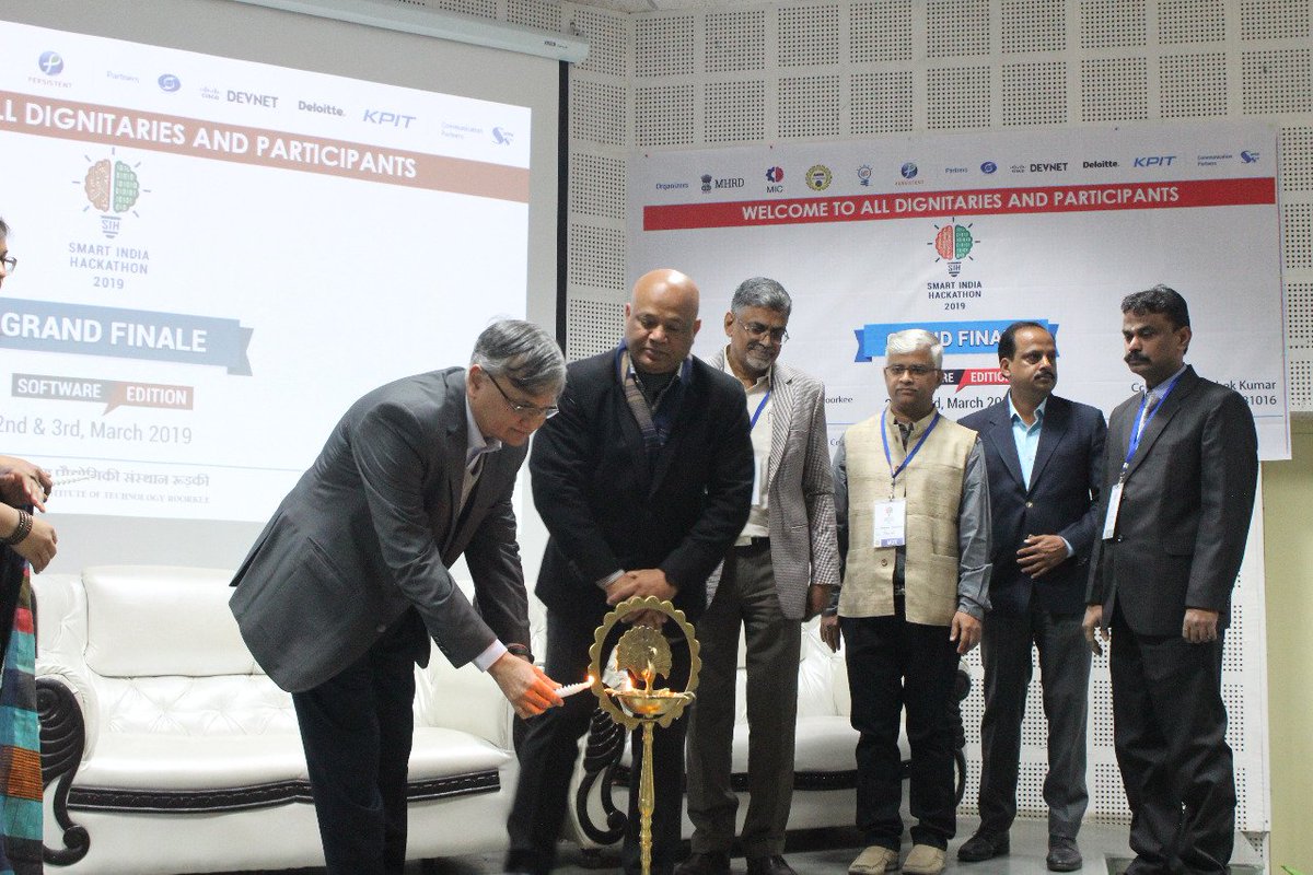 Director_IITR's tweet image. Inauguration Ceremony of Grand Finale #SmartIndiaHackathon2019 #SoftwareEdition at #IITRoorkee #SIH2019GrandFinale @SIH2019 @HRDMinistry @Persistentsys @AICTE_INDIA @adsahasrabudhe @PrakashJavdekar @PMOIndia @narendramodi
