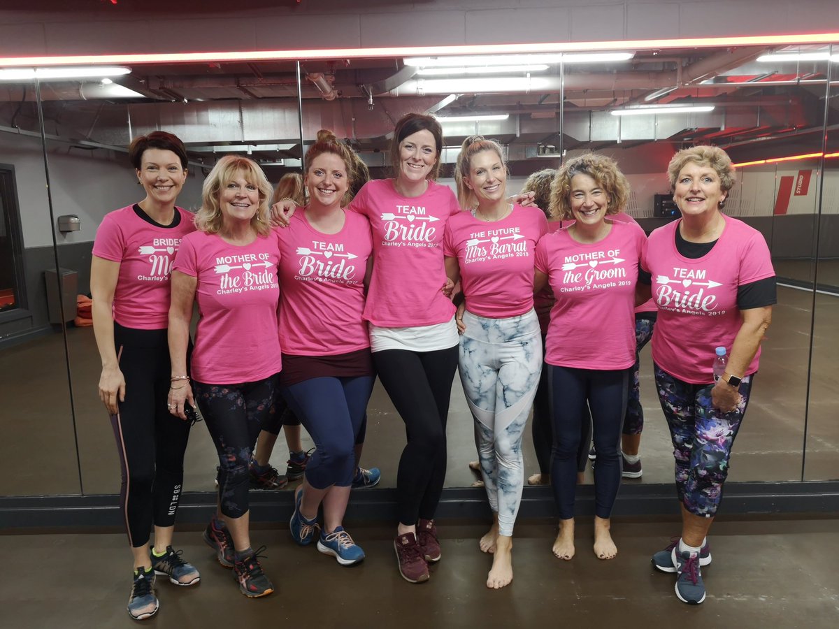 GeorgiaTCC's tweet photo. #team #bridetobe 'Charley' s Angels' were a pleasure to teach in #Bath today!! A brilliant fun session creating their #dancing #girlband troupe. #hens #bride #henpartyideas #dance #theme #spicegirls @CheerleadingCo @GeorgiaTCC https://t.co/eOReIEphqW