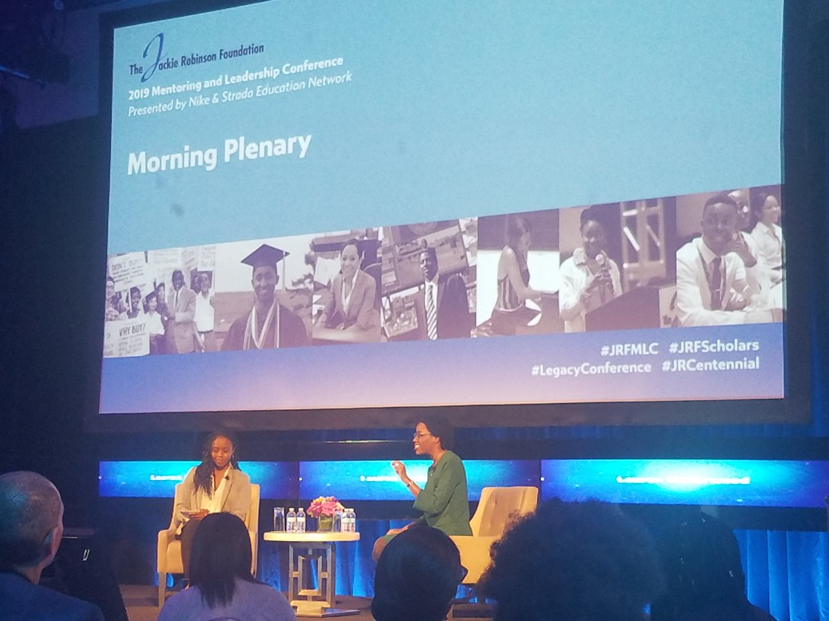 Thrilled to hear from inspiring <a href="/JRFoundation/">Jackie Robinson Foundation</a> alum, Congresswoman <a href="/LaurenUnderwood/">Lauren Underwood</a> - power in "bringing your entire self" to do the work. #JRFMLC