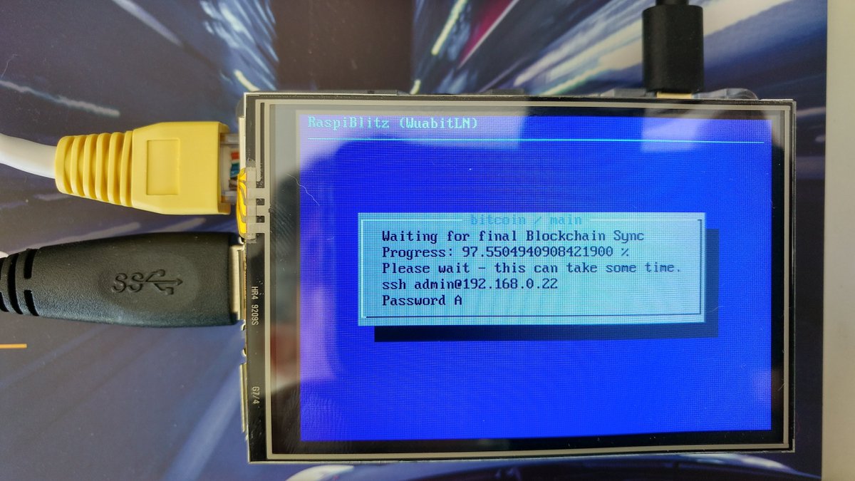 mrmx's tweet photo. Testing a RaspberryPI 3B+ #LN #Bitcoin personal node using https://t.co/sl3kgEHDgs #LightningNetwork https://t.co/TviQE1IeHP
