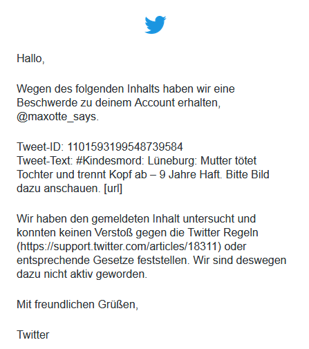maxotte_says's tweet photo. Danke, #Twitter, dass Ihr die Meinungsfreiheit hochhaltet. Und liebe #Gesinnungsterroristen, #Diffamierer und kleine #Denunzianten: schön weiterlesen. Vielleicht wacht Ihr ja auf. https://t.co/CLLkklXfnn