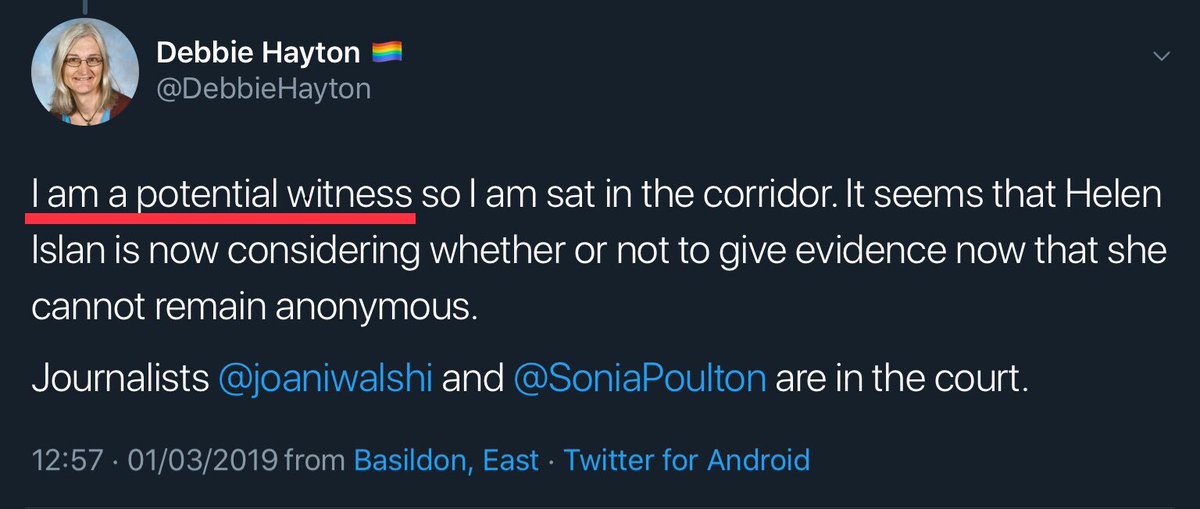 giuliana_london's tweet photo. Radfems cooing over Debbie Hayton pic (“Mary Beard meets Julia Montague”) in court building. Sadly for admirers, can’t share pic. Taking and posting pic contempt of court and crime under Criminal Justice Act 1925. 

DH says: “tweeted only after taking advice” 

Who advised? https://t.co/0bWVXJlrTq