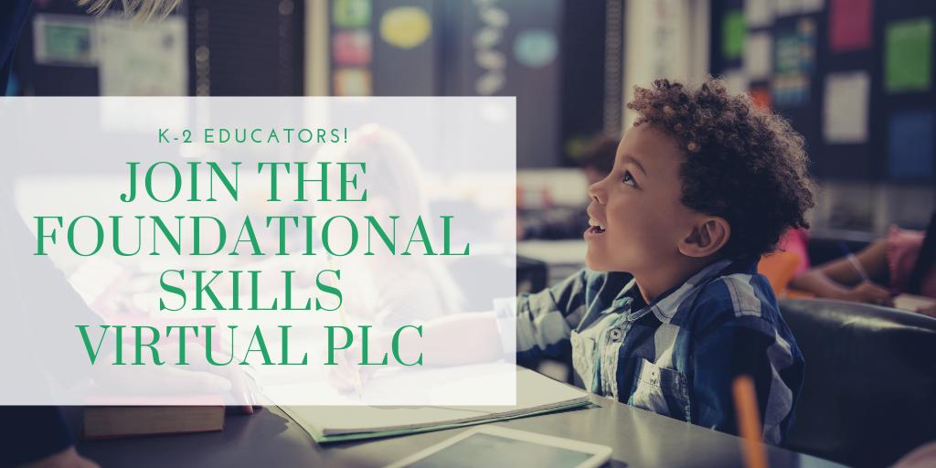 learnwithSAP's tweet photo. If you teach Foundational Skills in K-2, join our mini-course starting in April! The Foundational Skills Virtual PLC will provide opportunities to participate in four live evening webinars, as well hands-on application and collaboration.  More info: https://t.co/kI4vpxsWBG #PD https://t.co/nmOSdV0gcj