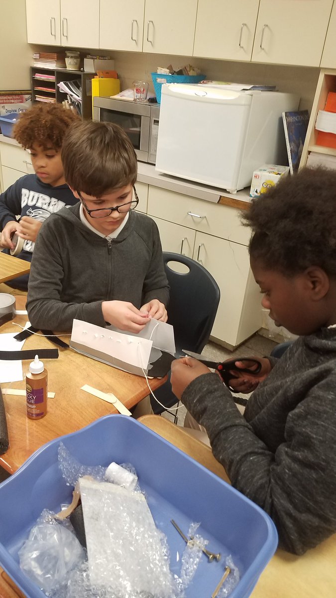 dlcravey1's tweet photo. Best overheard conversation..."The instructions say it has to be comfortable, not memory foam!" This class really enjoyed designing an artificial foot orthosis. #instantdesignchallenge @PLTWorg @trail_blazers18 @MCPSS_SuperSci https://t.co/Zzq9z7J94b