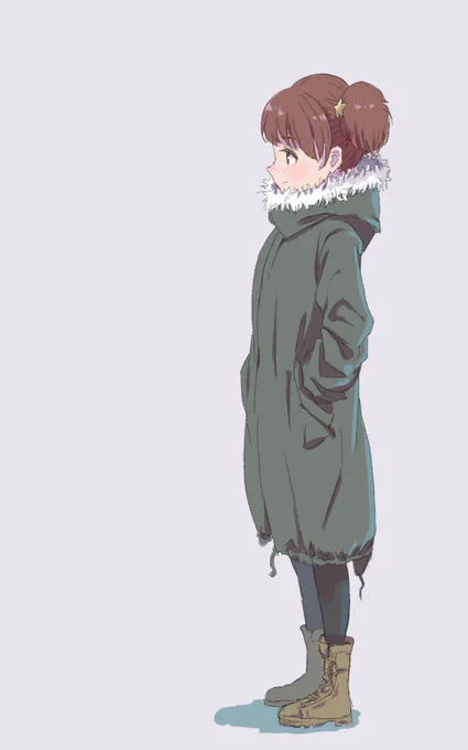 なんのひねりもない横向って結構好きですね 