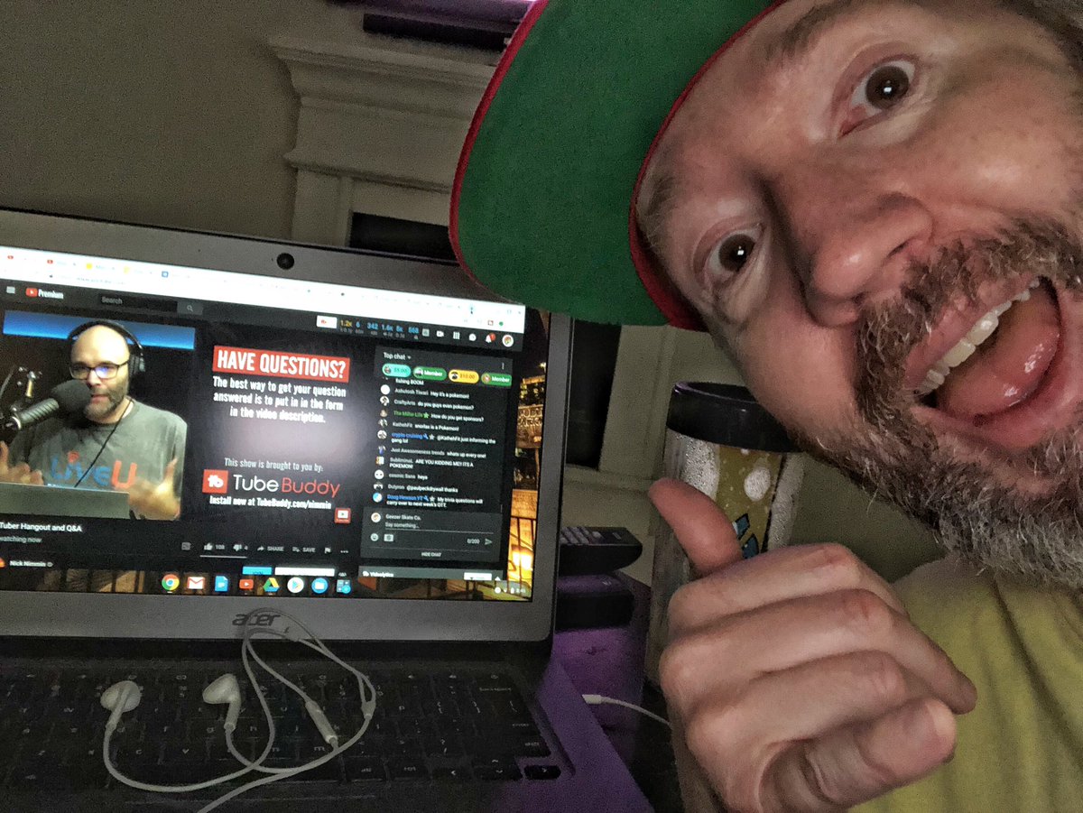 geezerskateco's tweet photo. Watching the weekly stream! https://t.co/IwwdlB12Yb  #Nimminati @NickNimmin @DeeNimmin https://t.co/izdxWLTH8f