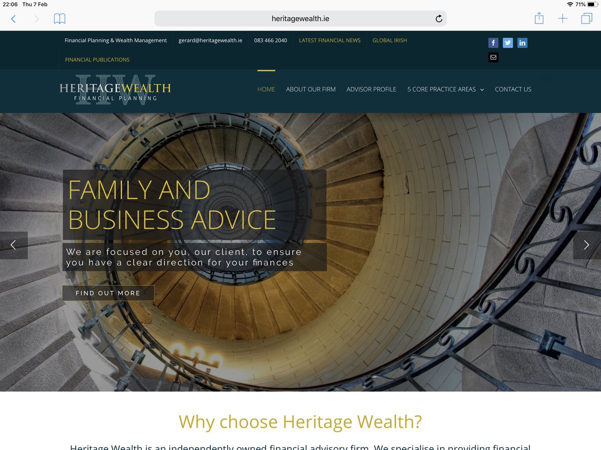GlobalIrishFS's tweet image. heritagewealth.ie