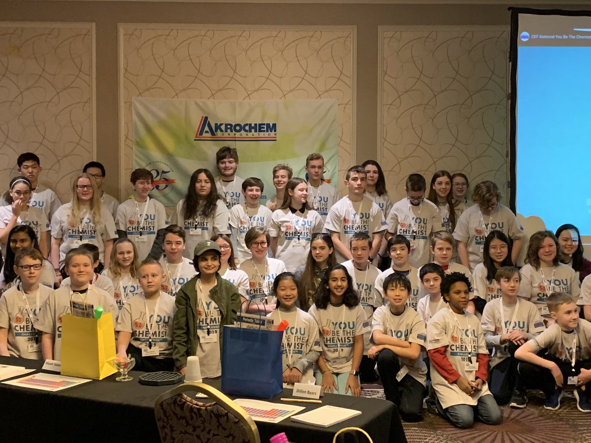 Congrats to the students representing HMS at the You Be the Chemist Challenge!