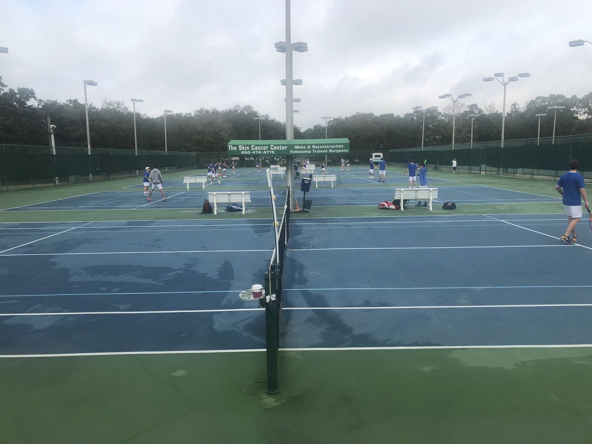 OxfordHS_Tennis's tweet image. Pensacola Tourney Update: Courts are nearly dry!! Charger Tennis is warming up #worktoplay #gochargersgo #makingOXproud 🎾🎾⚡️⚡️⚡️🙌🏻