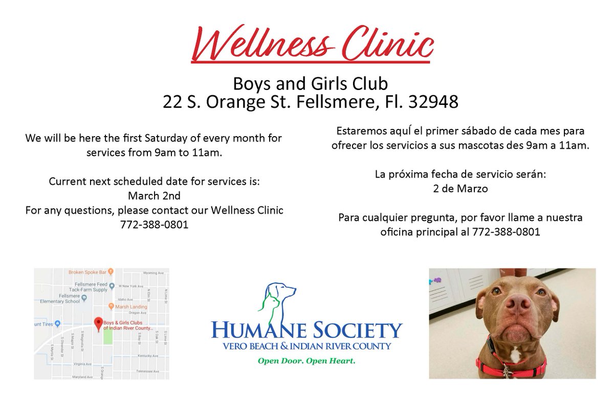 hsvb's tweet image. Today's the Wellness Clinic. Don't miss out!
