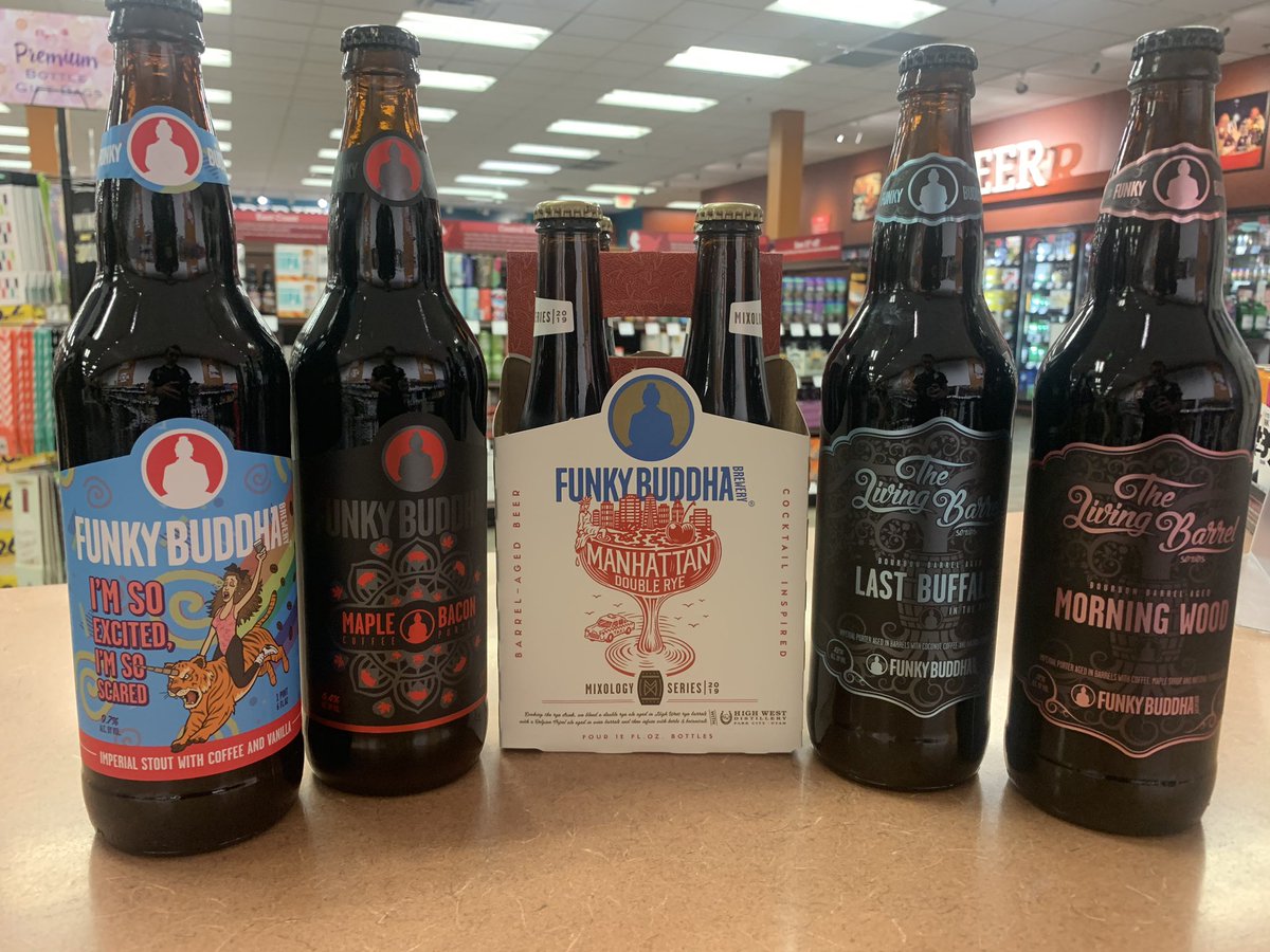 ABCBeerJamesM's tweet photo. Hot new stuff from @funkybuddhabrew... this double Manhattan is a trip! Great job guys keep em coming! Canβt wait to try this years maple bacon coffee porter too! #Florida #craft #drinkcraftbeer #funky #Buddha #local #supportsmallbusiness #abcfws https://t.co/7UqizdW86X