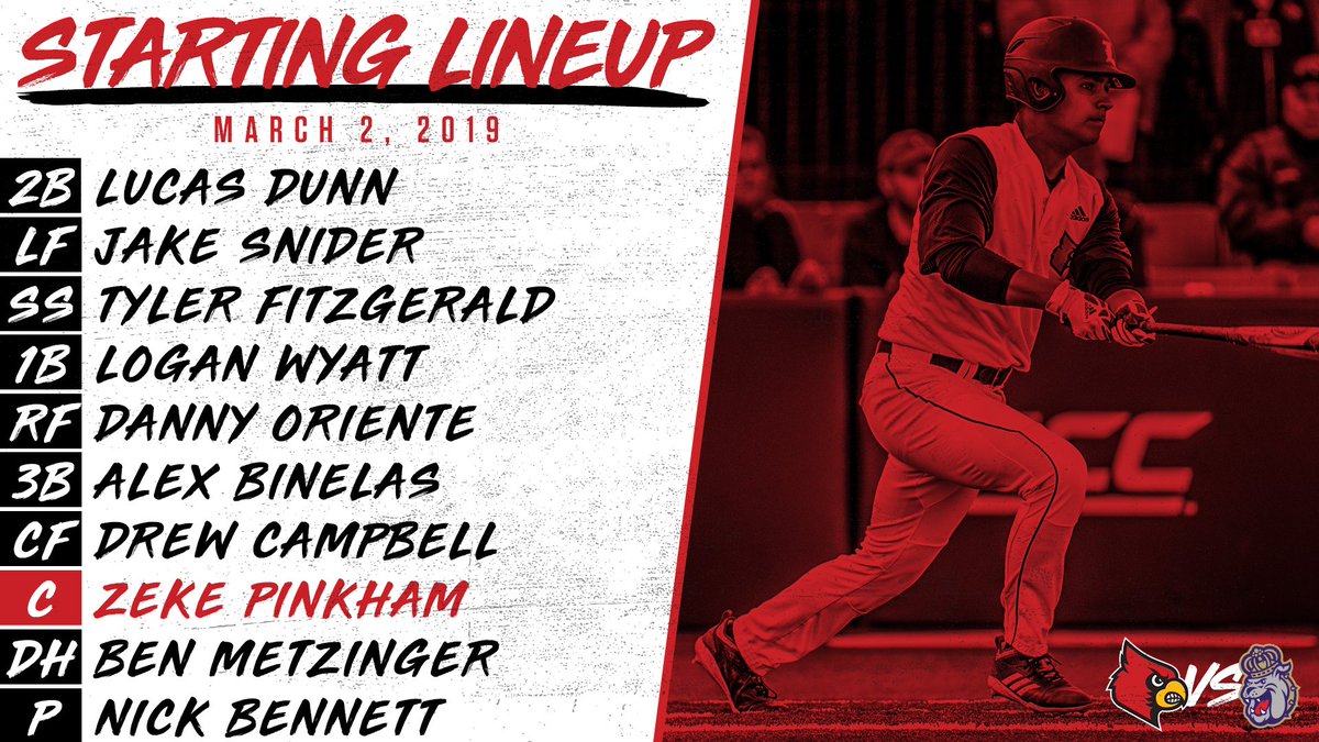 LouisvilleBSB's tweet photo. 🔴 Starting Lineup 🔴

How we roll for game ☝ today ⤵️

#L1C4 https://t.co/UOLNJYXVq2