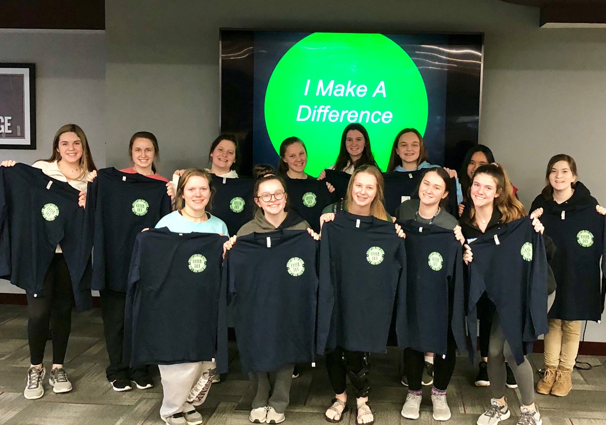 AHSGuidanceDept's tweet photo. 13 AHS students came in on their day off yesterday to receive Green Dot training. Our Green Dot program promotes bystander empowerment. https://t.co/77EsBMfd1i