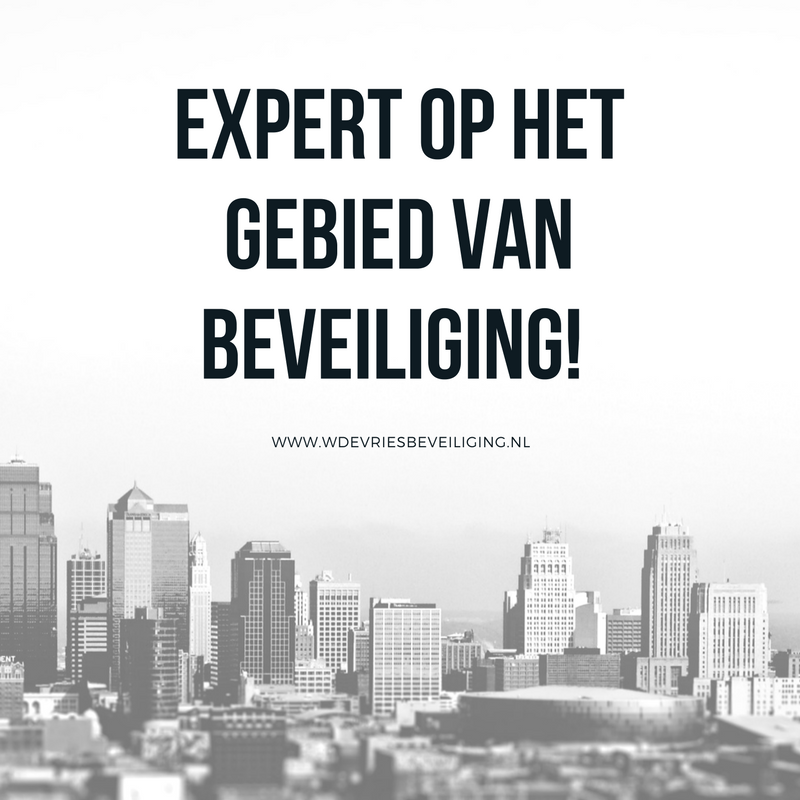 Heb u al een expert op het gebied van beveiliging voor u evenement, bedrijf, terrein etc.
Vraag vrijblijvend een offerte aan en maak kans op een veiligheid check.
Want weet u waar de u pijnpunten zitten in evenement, bedrijf , terrein etc?
info@wdevriesbeveiliging.nl
#beveiliging