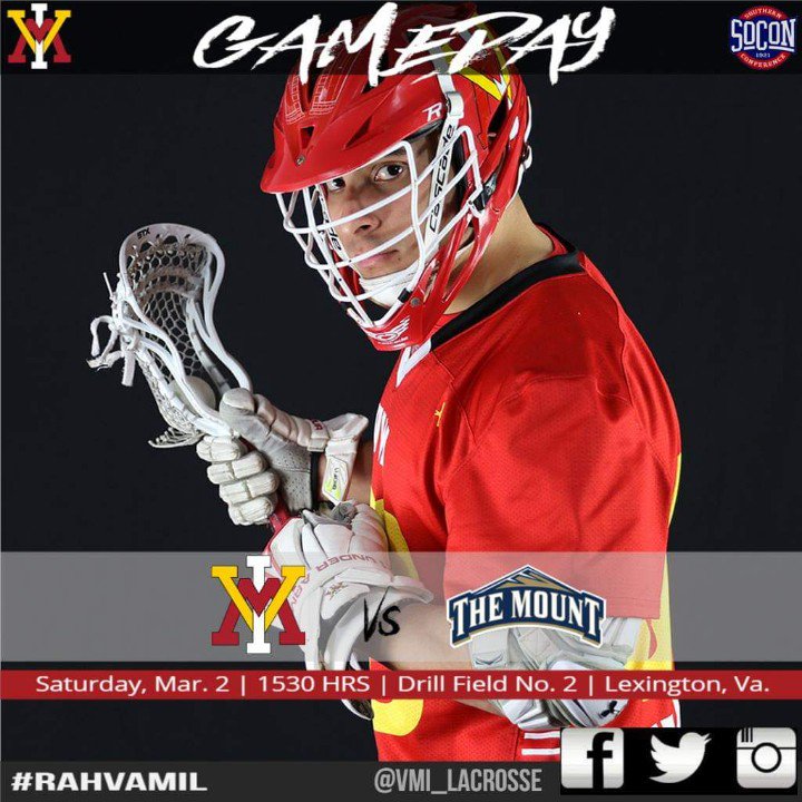 CoachCaseyMcD's tweet photo. Play for each other. Play for victory. Play for VMI.
It is Game Day.
#RahVaMil #LaxInLex https://t.co/fQ0FOQCHBP