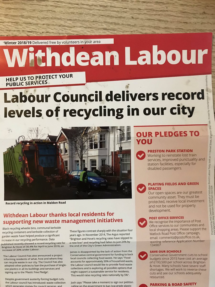 . @PavilionLabour you delivered this through my door - its annoyed me - you take hardly anything in the recycling - its a terrible service - all it takes is glass, plastic bottles and paper/cardboard. Don’t big yourself up over recycling again - its cringy