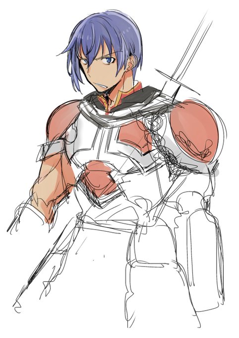 鎧と筋肉が描けないから無理だった 