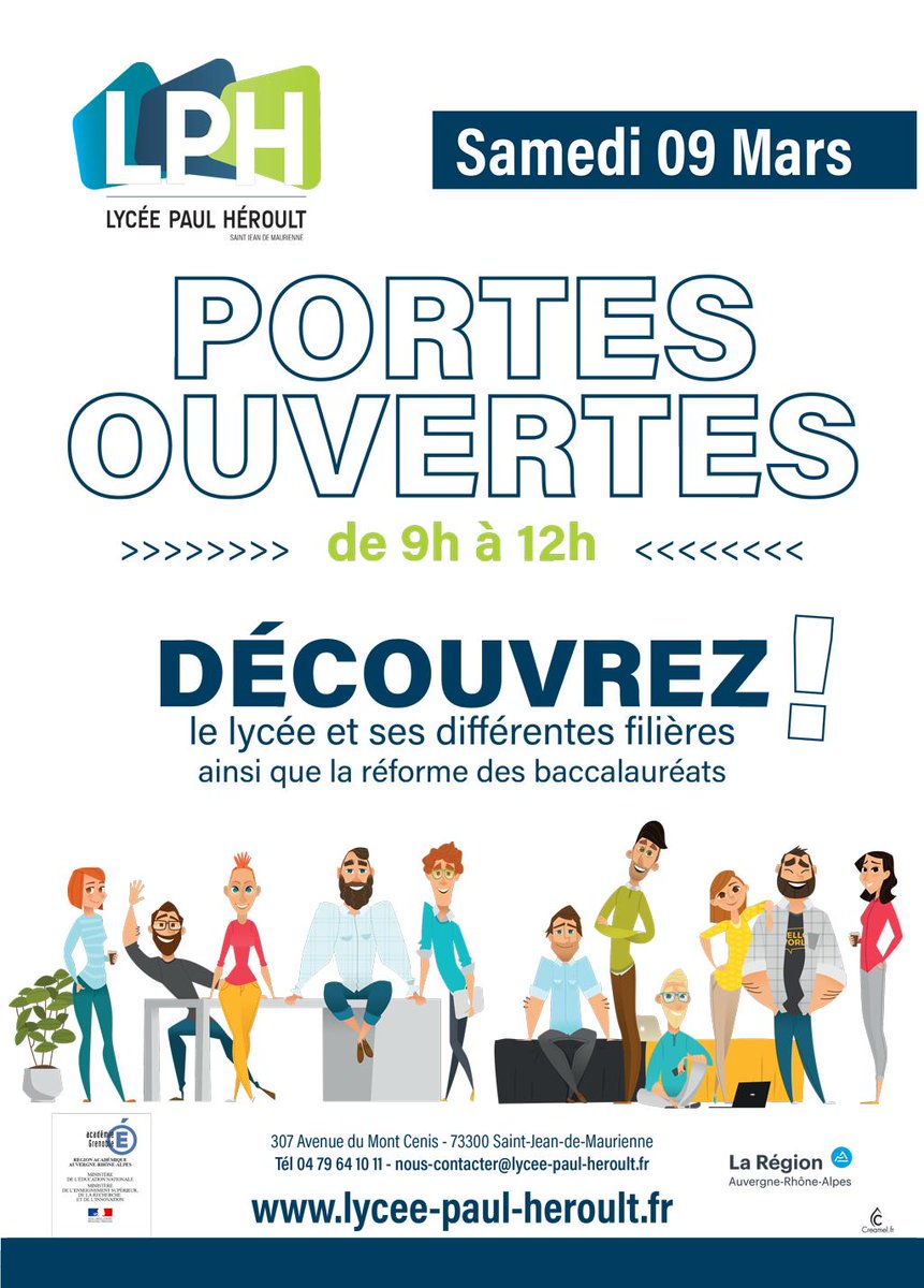 LPOPaulHeroult's tweet photo. Venez découvrir les formations du lycée Paul Héroult @LPOPaulHeroult et la réforme des baccalauréats à l'occasion de la journée #PortesOuvertes
#savethedate #Maurienne #lycee #reforme #bac #numerique #accueil #melec #mei #assp #restauration #bacprosn #informatique #bac2021 https://t.co/PxvpkUrXXa