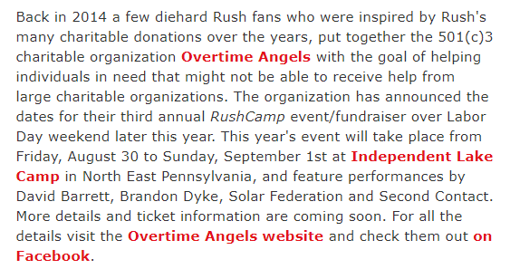 overtime_angels's tweet photo. Thank you @ed_stenger of @rushisaband for always spreading the Good News First! https://t.co/x2OLUdreuJ #RushCamp2019 #KeepItBurningBright https://t.co/tgPEbYJbnx