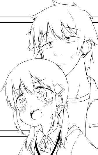 実は桜井のキャラデザは結構良いんじゃないかと思っているのだ
ボサボサ髪+メガネ+目の下のクマ+無精ヒゲでイケメン臭が全く無い感じ

メガネとヒゲを描き足す前はこんな感じの顔をしているよ↓ 