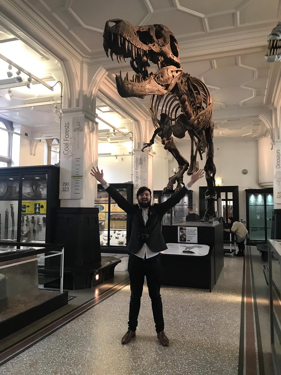 eryk_gadomski's tweet photo. Today we visited @McrMuseum and it was an absolute blast! I got a chance to see a T-REX for the first time ever! It is one of my favourite creatures of all time. If you want something to do. Go and visit this museum one weekend!
#MMClimateControl #Dinoselfie https://t.co/3IMT3YUga4