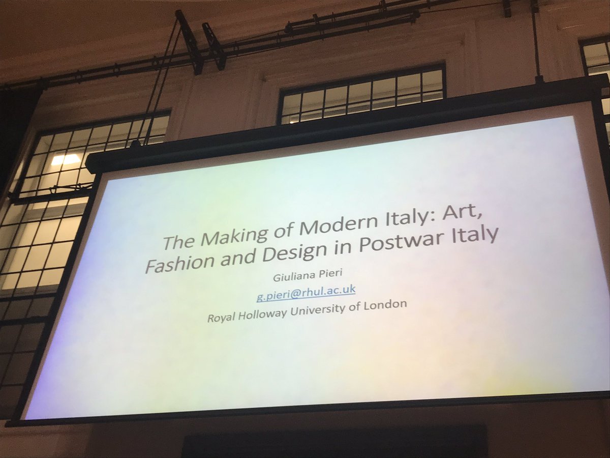 DanielaLaPenna1's tweet photo. Giuliana Pieri on Italian Design! #ChooseItalian @peter_langdale @Soc4ItalStudies @Estorick https://t.co/TRsQikDk9i