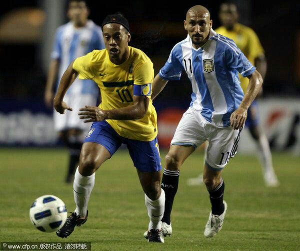 El mejor jugador de la historia y a su lado un tal Ronaldinho