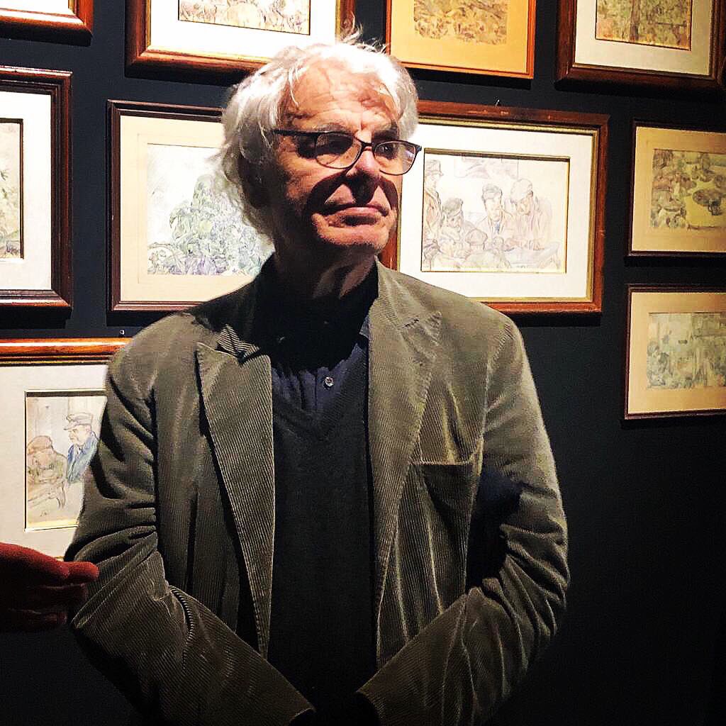 MuseoFollia's tweet photo. @placido_michele: “Una mostra vera come l’arte di Caravaggio”. Oggi Michele Placido ha visitato il Museo della Follia a Lucca. https://t.co/cTRuArjTMg