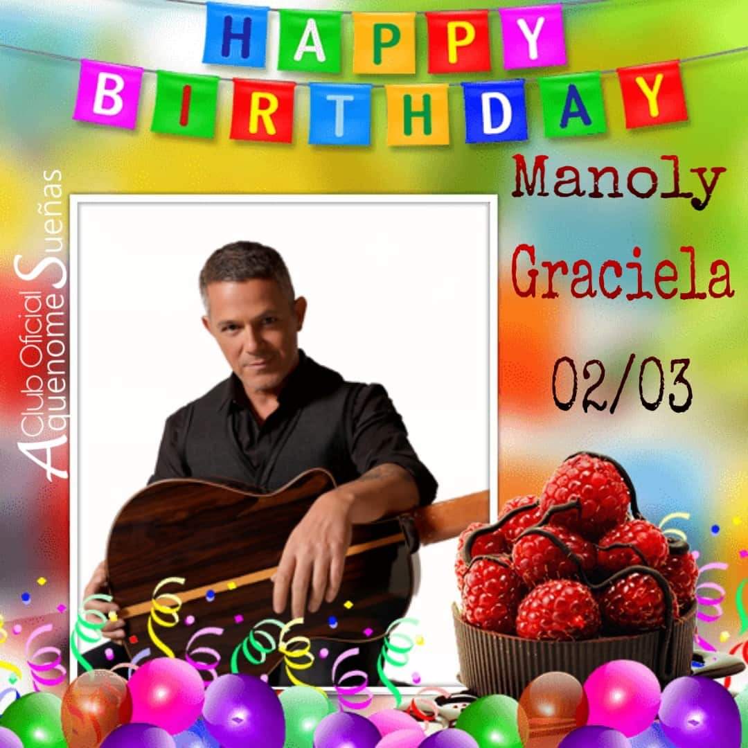 AQueNoMeSuenAS's tweet photo. Hoy celebramos doble #CumpleSoñador!!!
Muchísimas felicidades a nuestras #Soñadoras @grazielaalourd
#Manoly 
Que paséis un gran día!! Y si felicitas a nuestras chicas @AlejandroSanz?? https://t.co/xlZfASwHCP