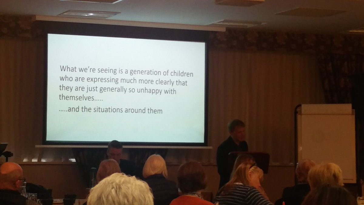 BDBofE's tweet photo. We can assume that all low self esteem is linked to technology but actually it's the reality of knowing what they're going to have to live in. #ForParents19 @cofelancs Dr Sam Johnson https://t.co/EKOCNiFsaE