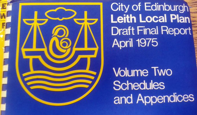 City of Edinburgh, Leith Local Plan, Draft Final Report, April 1975
