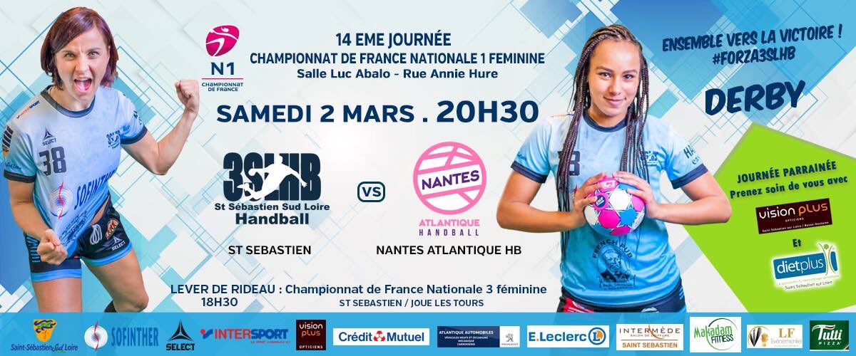 3SLHB44230's tweet photo. #N1F #N3F 🏆 MATCH DAY 💥
👊 14ème bataille pour nos combattantes (4è)
🆚 Nantes Atlantique Handball
📍 Salle Luc Abalo
⏰ 20h30
#allezlesbleues #DERBY #forza3slhb
les filles comptent sur vous pour les encourager ! Venez nombreux ! Objectif : salle comble ! https://t.co/l5CN84zD0X