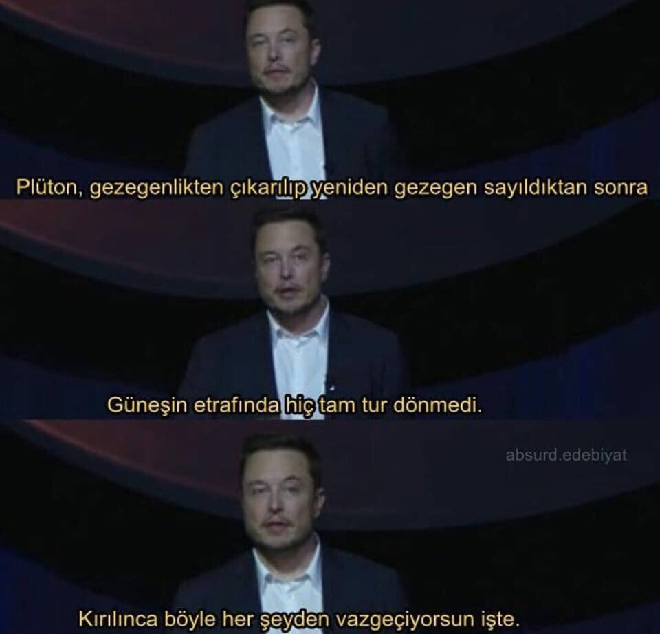 "Kırılınca böyle her şeyden vazgeçiyorsun işte."