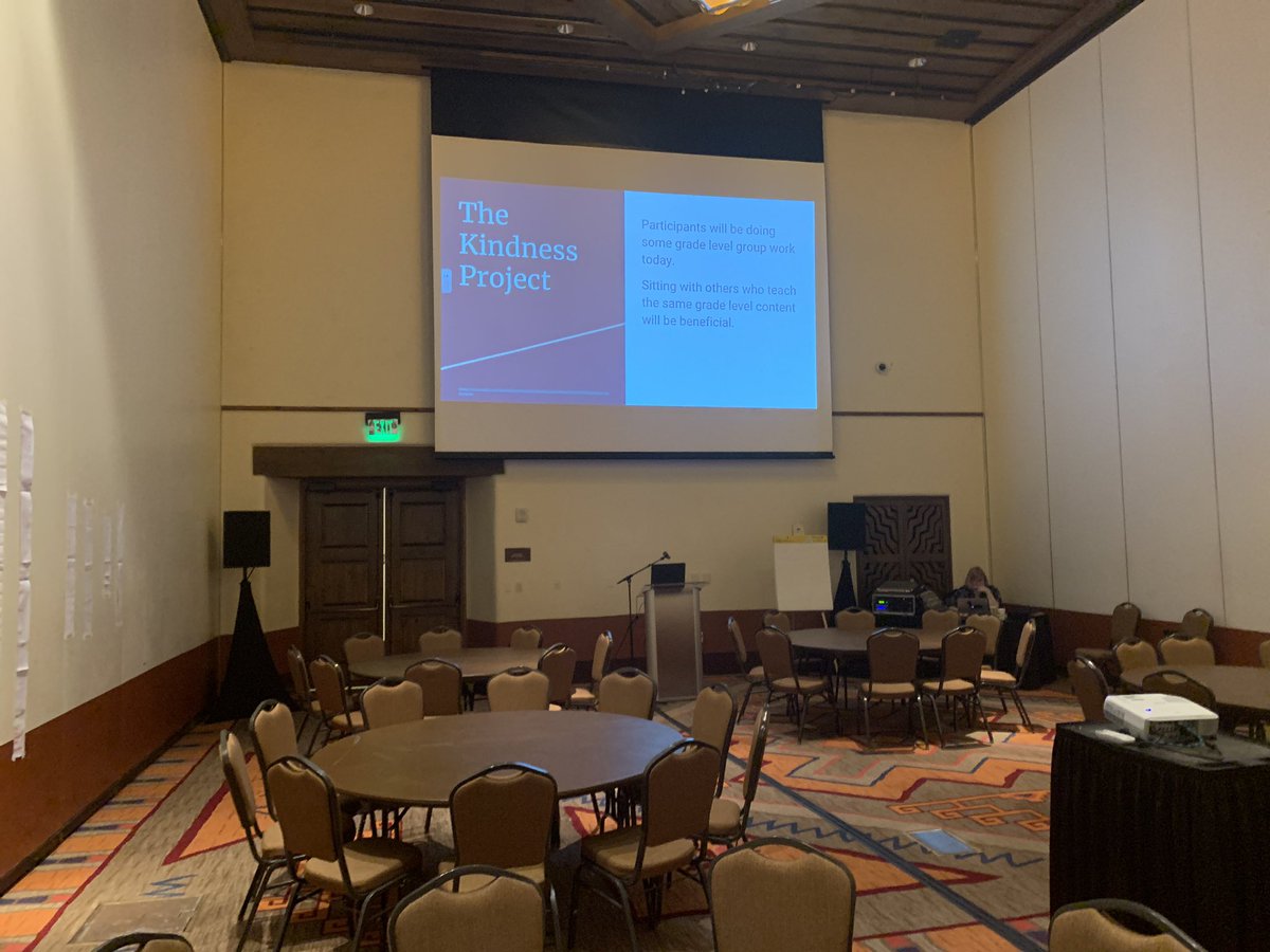 elsbury_nick12's tweet photo. In 25 min.... Come listen to my colleagues and I speak on how we used math to measure and increase the kindness in our school! #MidSchoolMath2019 #KindnessProject https://t.co/z8eGsOrYyz