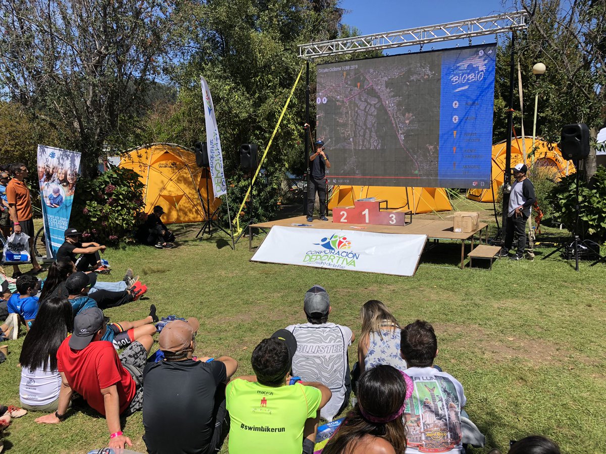 Trichile's tweet photo. Estamos en la Charla Técnica del triatlón #CruzandoelBioBio
#CoberturaTrichile https://t.co/r8PrZ99vff