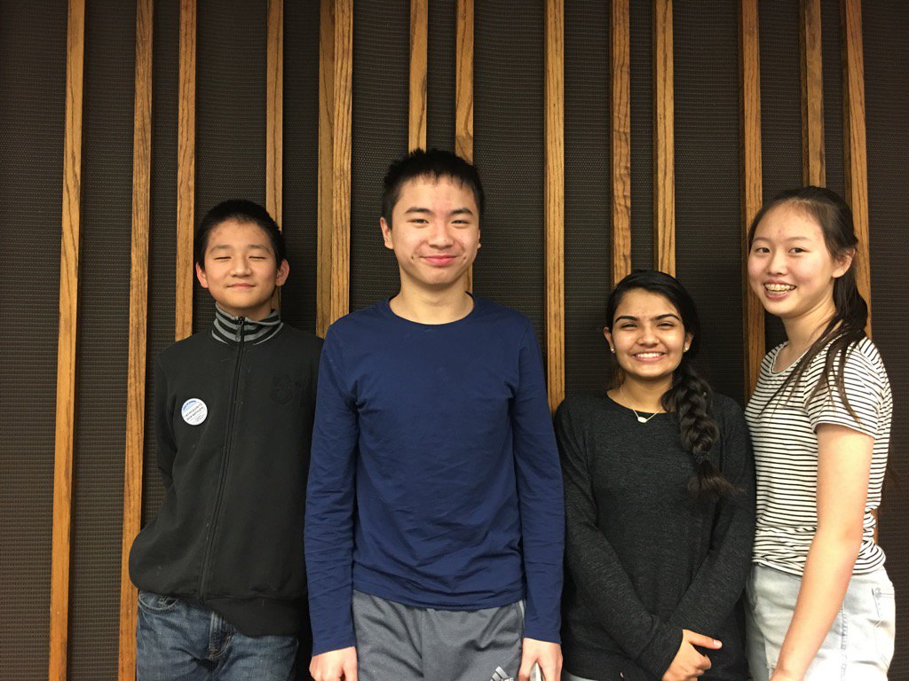 mroswurmct's tweet image. CT Math Counts team getting ready for the State competition in Topeka. Good Luck Mathletes @CTMSBulldog