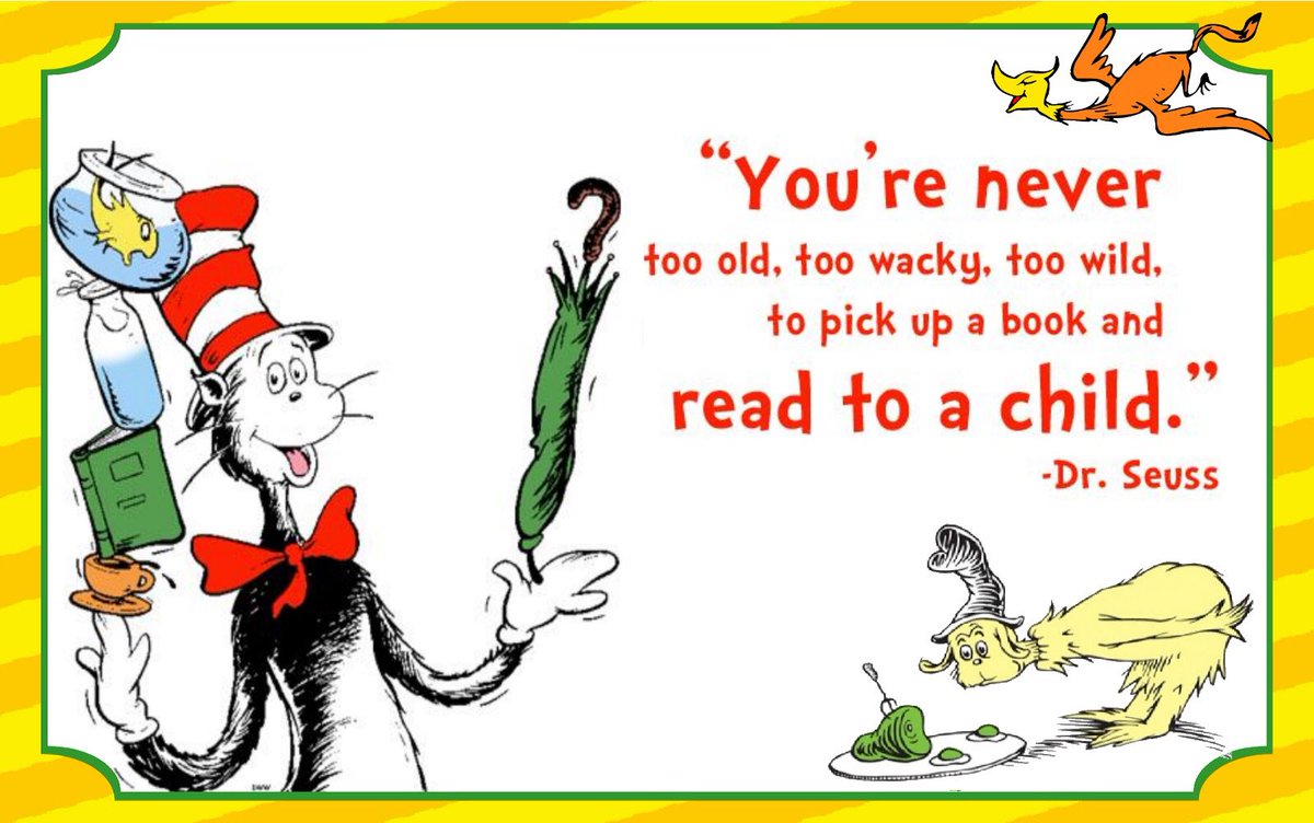TnLibrary's tweet photo. Happy Birthday, Dr. Seuss! https://t.co/DGTp5SYoht