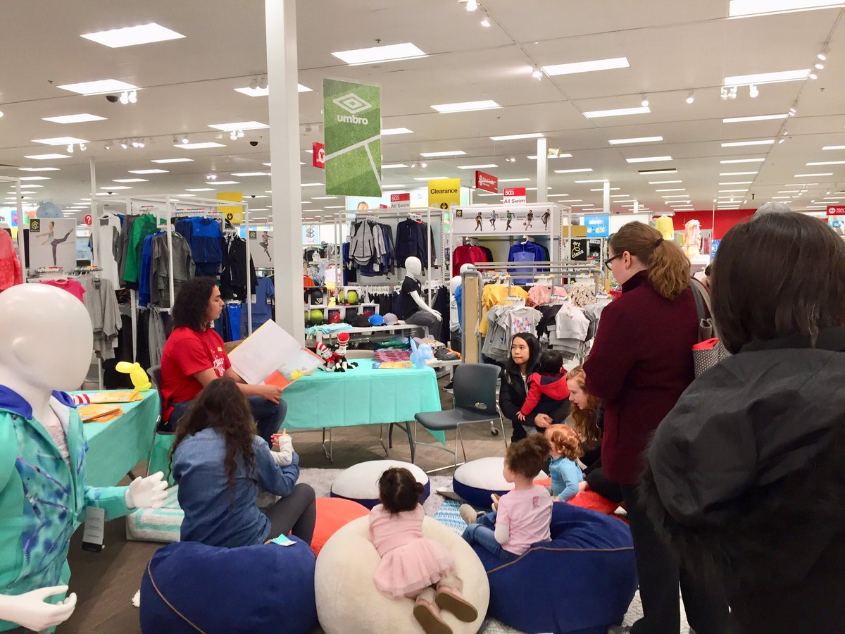 TargetVM_Philly's tweet image. Happy Birthday Dr. Seuss!! Our team member Dr. Zeus did a wonderful job today reading, making balloon animals and coloring with the kids. Who doesn’t love a little story time?! #drseussweek #drseuss #coloringbooks #storytime #target #targetevent #targetdoesitagain #teamtarget