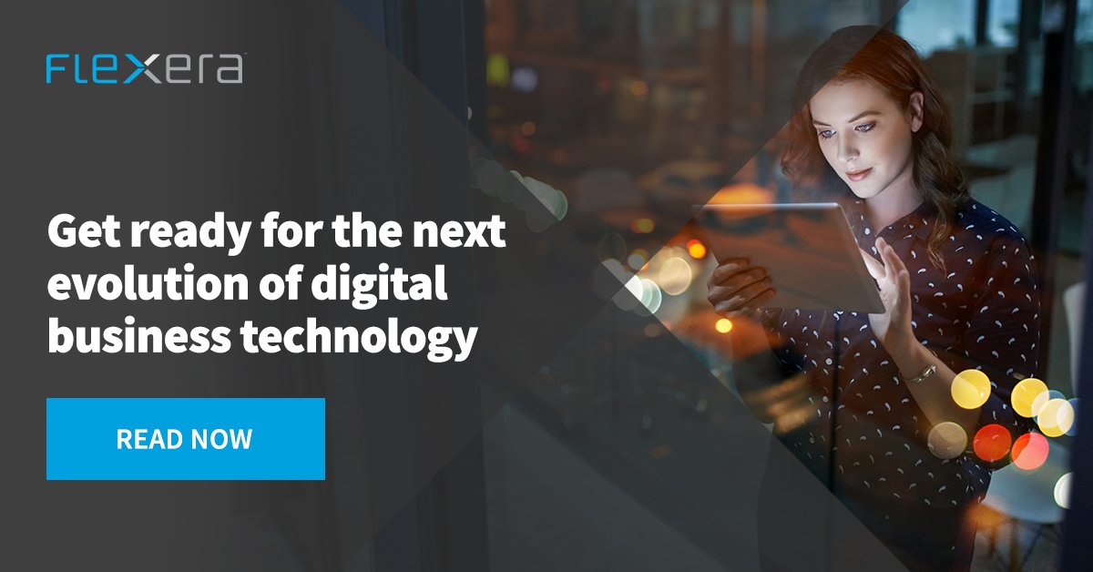 flexera's tweet image. Fasten your seatbelt, the next evolution of digital business technology is coming.
Learn more here: ow.ly/5iUq30nAf4p 
#SoftwareLicenseOptimization