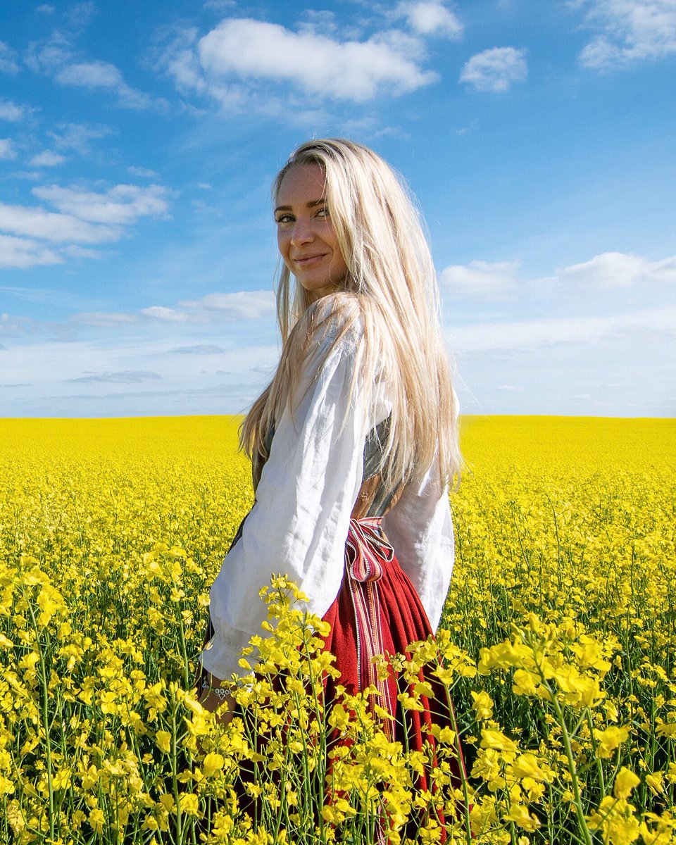 ChristineWedbrg's tweet photo. Yellow fields as far as the eye can see ✨
⠀
Skåne (Southern Sweden) is magical during summer 💛🙈

#sweden #summer #travel https://t.co/Nff6FADRVi