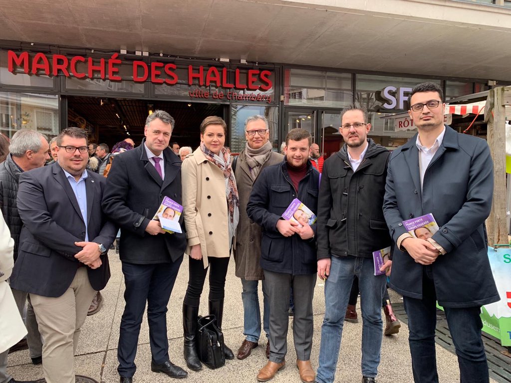 Journée de campagne pour les élections européennes à Chambéry. L’occasion pour notre délégation de la Loire de retrouver <a href="/cfavettasieyes/">Christelle FAVETTA SIEYES</a> et les équipes de la Droite modérée et du Centre Libre de Savoie. Rdv jeudi 7 mars avec <a href="/jclagarde/">Jean-Christophe Lagarde</a> à l’IUT de Chambéry au Bourget-du-Lac.