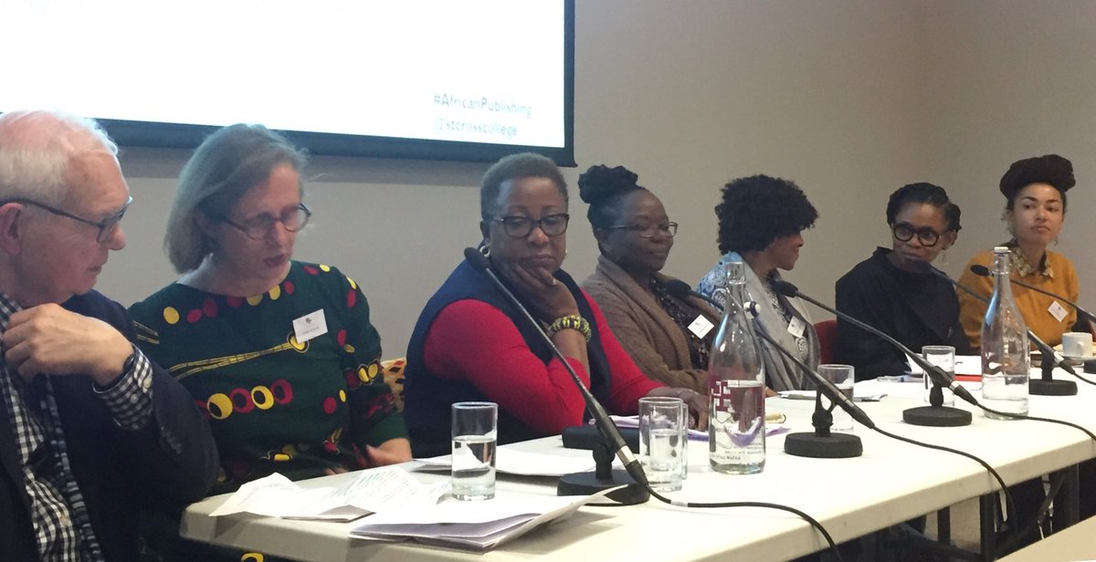 VariousHats's tweet photo. What a panel: powerhouse of African publishers and innovators #AfricanPublishing ⁦@StCrossCollege⁩

⁦@Bakarebibi of ⁦@CassavaRepublic⁩ opens with talking of publishing as creating the archive of the future https://t.co/KvCVcLv88W