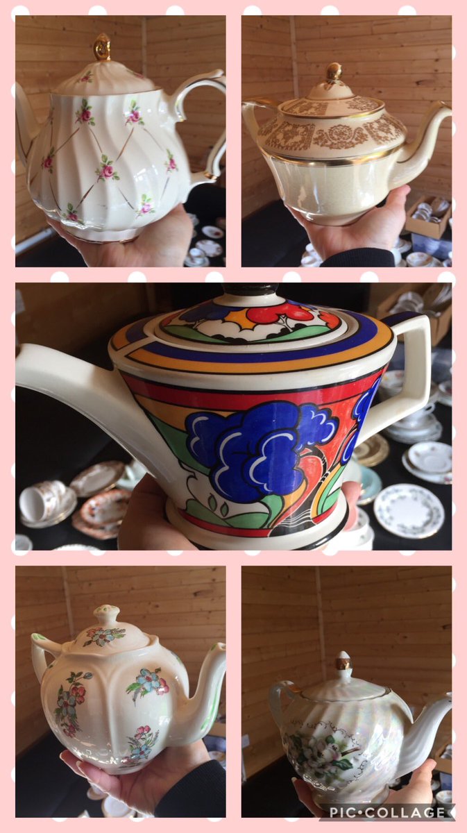 We’ve had a very busy day sorting out china.  We have some gorgeous tea pots for you to enjoy when you hire our china or have a tea party.  Here are a few of our favourites. 
#tea #teapots #afternoontea #vintagehire #chinahire #crockeryhire #kent  #Faversham #Ashford #Canterbury