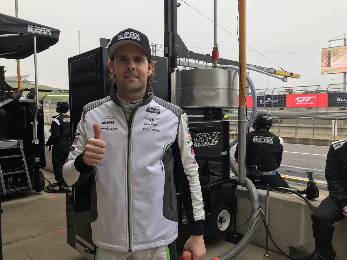 Q1 VP Lubricant Pole Winner goes to <a href="/ASoucek/">Andy Soucek</a> in the #9 <a href="/KPAXracing/">K-PAX Racing</a> Bentley! #GTWorldCh #America #GTCOTA