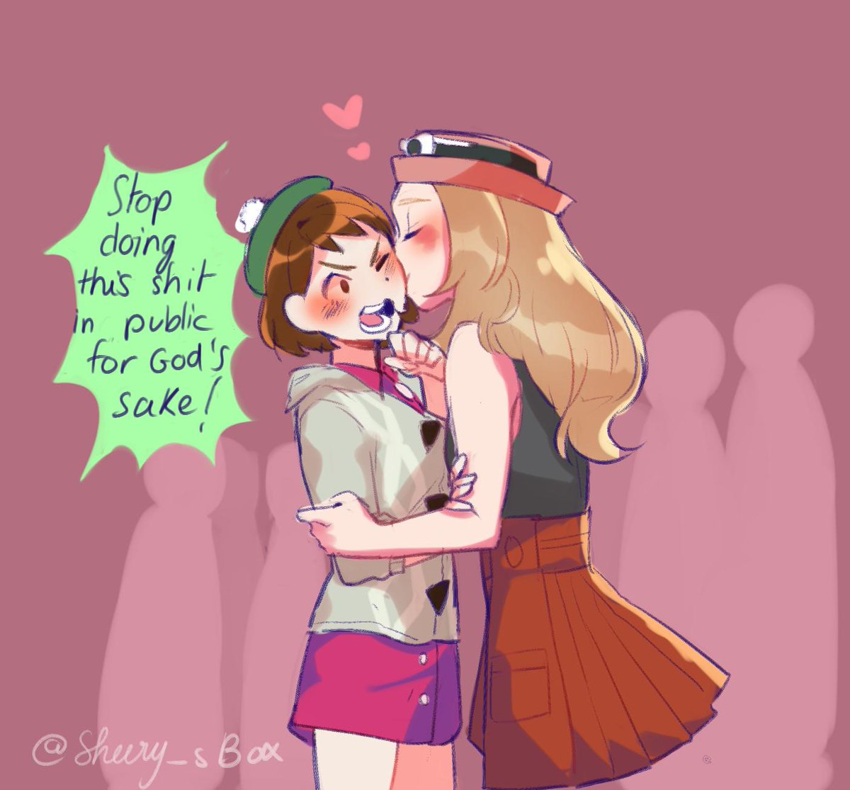 Sheerup_Box's tweet photo. Serena absolutely love to kiss her girlfriend https://t.co/kLNyWuJpC5