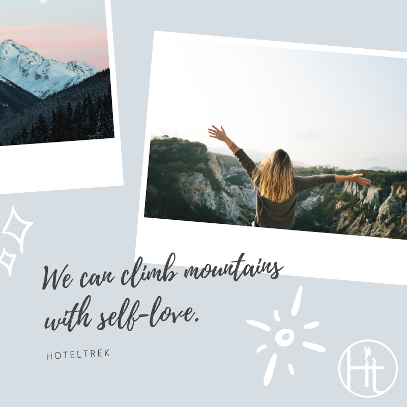hoteltrek's tweet photo. We can climb mountains with self love...

#Hoteltrek #HoteltrekLifestyle https://t.co/ju90grvbvE