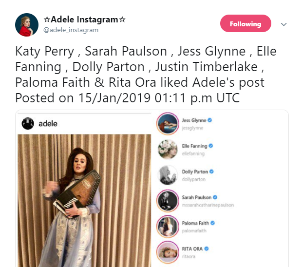 adeleiran's tweet image. Adele's last 2 posts were posted at 01:11 

what's happening ? 👀