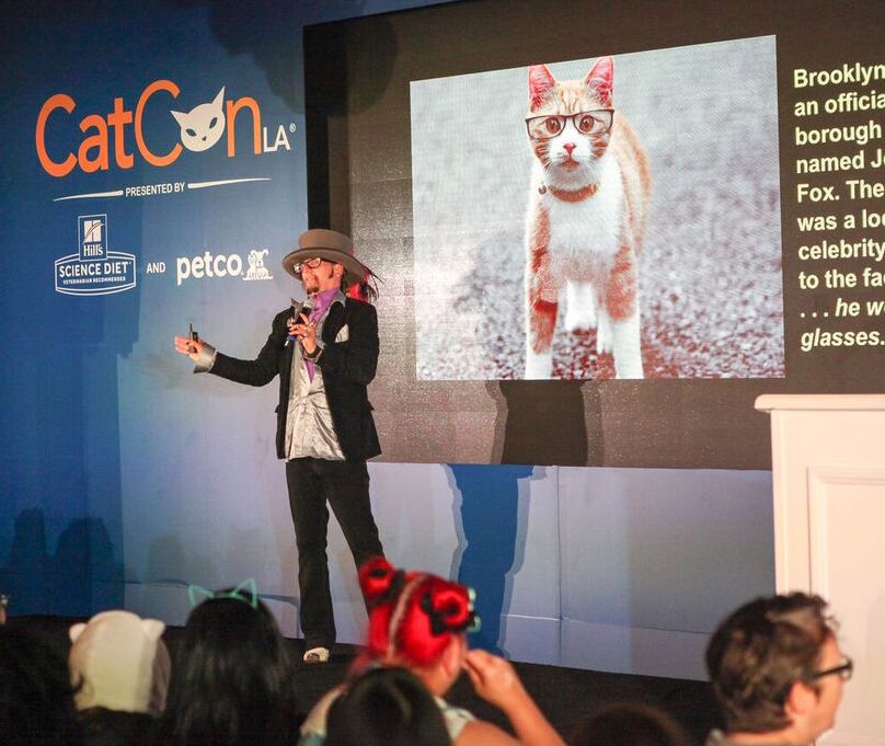 CatConWorldwide's tweet photo. How much do you know about California cats' rich and storied history? Watch Dr. Paul Koudounaris as he shares their amazing tales in this #CatCon2018 #Flashback !
https://t.co/coHp6x9K3f https://t.co/pcLmcHU72f