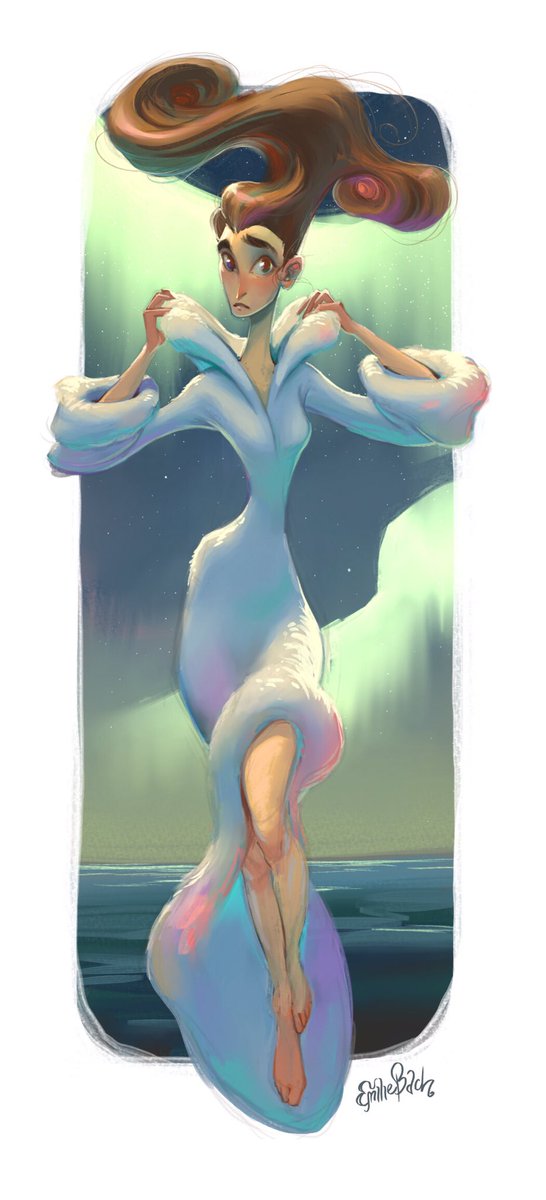 Just finished my contribution to the cartoon saloon #drawthisinyourstyle challenge for February! This is my reimagination of Bronagh from Song of the Sea🌊